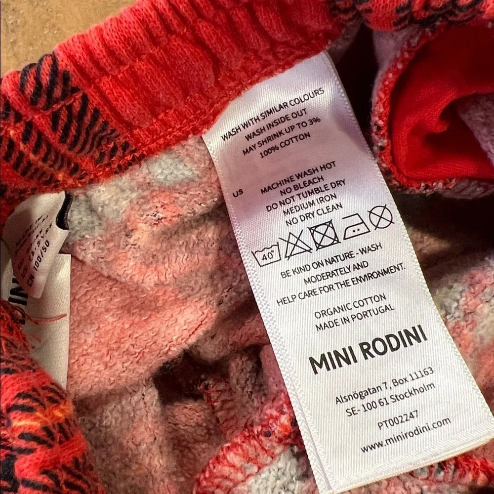 Mini Rodini red black